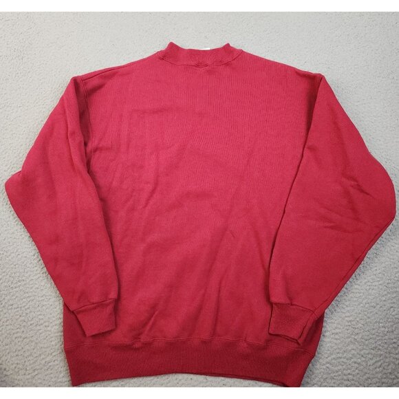 VTG Holiday Christmas Angel Sweatshirt Large Crew Sweater 90's Embroidered CUTE! - Picture 2 of 11